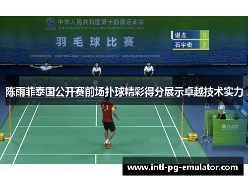 陈雨菲泰国公开赛前场扑球精彩得分展示卓越技术实力 陈雨菲泰国公开赛前场扑球精彩得分展示卓越技术实力